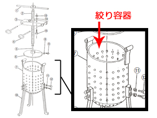 EBM 江部松商事 ＥＢＭ　鉄　ギョーザ絞り器用　(7)絞り容器