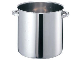 EBM/モリブデンジII 半寸胴鍋 目盛付 30cm 蓋無 江部松商事 8689300 寸胴鍋