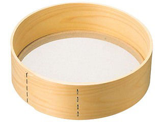 木枠　ステン張　粉フルイ　尺（３０cm）２４メッシュ