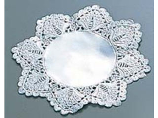 ドイリー　レースペーパー　丸型　銀（５００枚入）７号の通販は 5,259円