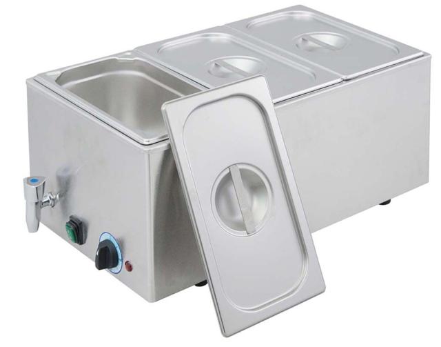 EBM 江部松商事 ＥＢＭ　電気式フードウォーマー(湯煎式)YFK-3（1/3×3）