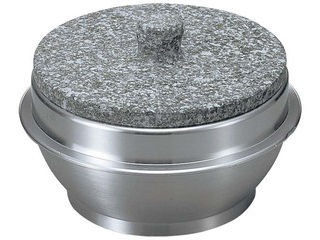 長水　遠赤　石焼釜（石蓋付）アルミ枠付　１８cm