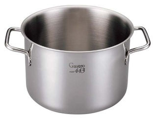 EBM 江部松商事 ＥＢＭ　Gastro　４４３　半寸胴鍋（蓋無）２２cmの通販は 4,555円