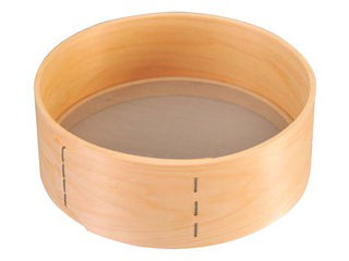 木枠　ステン張　粉フルイ　細目（４０メッシュ）９寸