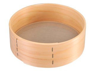 木枠　ステン張　そば粉フルイ　９寸　細目（６０メッシュ） 5,402円