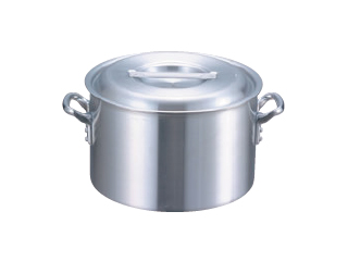 EBM 江部松商事 EBM アルミ プロシェフ 電磁 半寸胴鍋（目盛付）42cm