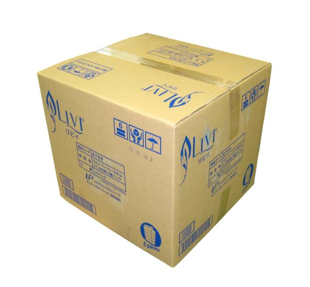 リビィ リビィ　ペーパータオル　ミニ（２００枚入×５０束）の通販は