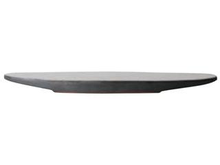 YUKI 瓦食器 FLAT PLATE OVAL 300 (平皿 楕円)