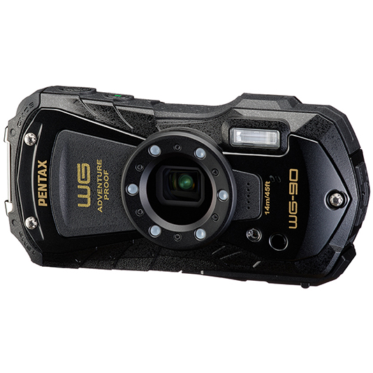 PENTAX ペンタックス PENTAX WG-90 ブラック 防水コンパクトデジタル 