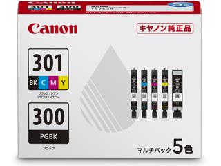 CANON/キヤノン 純正 インクタンク BCI-301（BK/C/M/Y）+300/5MP 5色マルチパック 5335C001の通販は 7,260円