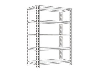 SAKAE/サカエ 【代引不可】ショップラック(均等耐荷重：80KG/段・5段タイプ) SHR-3315Pの通販は