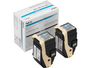 NEC　トナーカートリッジ（2本セット）　シアン　PR-L9110C-13w NEC Color MultiWriter 9110C用トナーカートリッジ シアン 2本