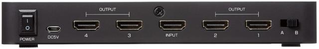 ELECOM エレコム HDMI分配器 4K60p対応 1入力 4出力 VSP-HDP14BK ブラック_3