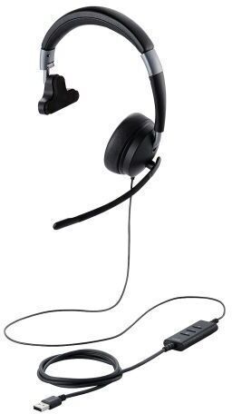 ELECOM USB-A ノイズリダクションヘッドセット ヘッドセット ノイズ