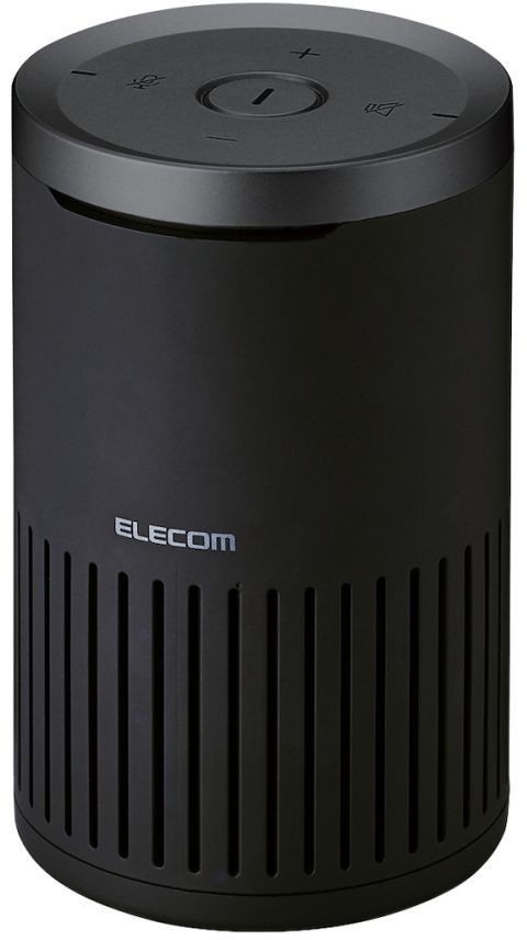 ELECOM エレコム 会議用スピーカーフォン/ノイズリダクション/エコーキャンセラー/無指向性マイク HS-SP02BK