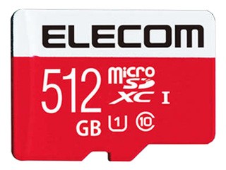 ELECOM エレコム microSDXCカード 512GB NINTENDO SWITCH検証済 UHS-I/U1/Class10 GM-MFMS512G