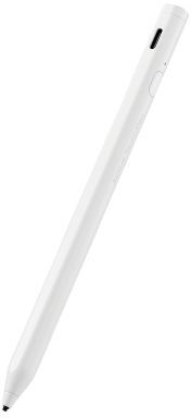ELECOM エレコム タッチペン/リチウム充電式/汎用/磁気吸着/USB-C充電/ペン先交換可能/ホワイト P-TPACST03WHの通販は 5,515円