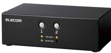ELECOM エレコム パソコン切替器(KVM)/VGA対応/2台切替 KVM-NVXSN2_7
