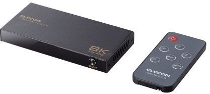ELECOM エレコム HDMI切替器/8K対応/3ポート/3入力1出力/ブラック DH-SW8KP31BK