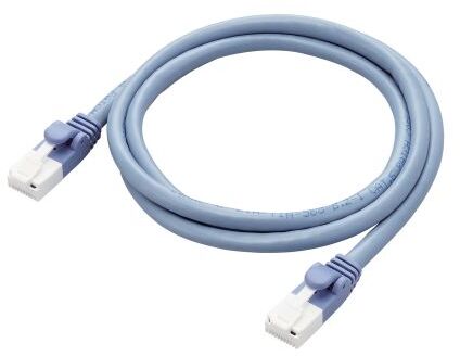 ELECOM エレコム LANケーブル/CAT6対応/EU RoHS指令準拠/爪折れ防止/簡易パッケージ/1m/ブルー/20個セット LD-GPT/BU1/RS2_2
