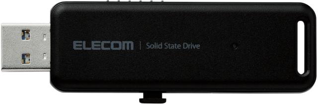ELECOM エレコム 外付けポータブルSSD/USB3.2(Gen2)対応/スライド式/2TB/ブラック ESD-EMB2000GBKの通販は