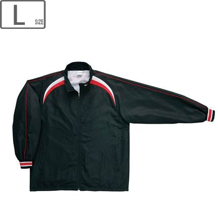 CONVERSE コンバース 【メンズ】ウォームアップジャケット【ブラック×ホワイト】【Lサイズ】CB162506S-1911