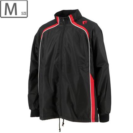 CONVERSE コンバース 【メンズ】ウォームアップジャケット 裾ボックス仕様 【ブラック×レッド】【Mサイズ】CB162501S-1964