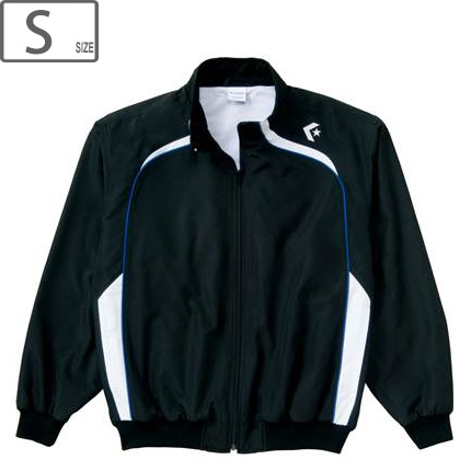 CONVERSE コンバース 【メンズ】ウォームアップジャケット 裾フライス仕様【ブラック×ホワイト】【Sサイズ】CB162502S-1911