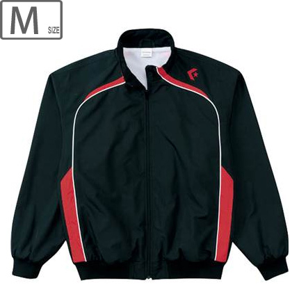 CONVERSE コンバース 【メンズ】ウォームアップジャケット 裾フライス仕様【ブラック×レッド】【Mサイズ】CB162502S-1964