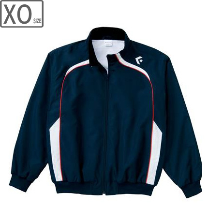 CONVERSE コンバース 【メンズ】ウォームアップジャケット 裾フライス仕様【ネイビー×ホワイト】【XOサイズ】CB162502S-2911