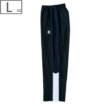 CONVERSE コンバース CB162502P-1911 ウォームアップパンツ（裾ボタン仕様） 【L】 （ブラック×ホワイト） 6,820円