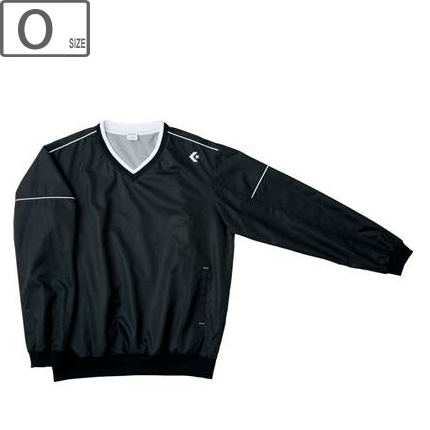 CONVERSE コンバース 【メンズ】 Vネック ウォームアップジャケット 【ブラック】【Oサイズ】 CB162510S-1900