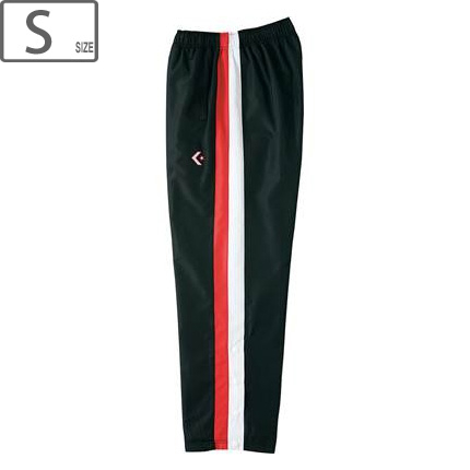 コンバース CONVERSE CB162506P-1911 ウォームアップパンツ（裾ボタン仕様） 【S】 （ブラック×ホワイト） 6,820円