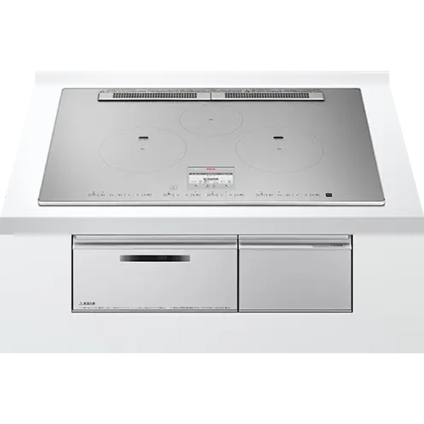 HITACHI 日立 HT-N100STWF ビルトイン3口IH N100Tシリーズ プレミアムシルバー【幅75ｃｍ】 【単相200V】