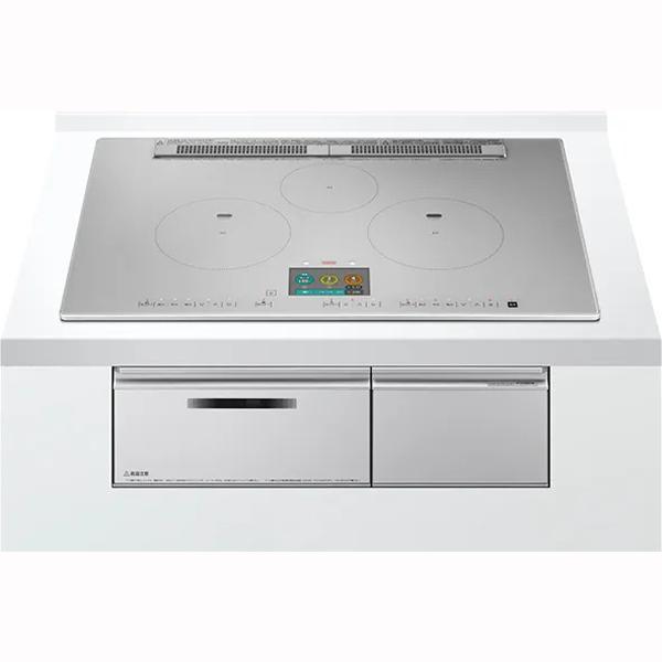 HITACHI 日立 HT-N1000STWF(S)ビルトイン3口OH「N1000Tシリーズ」鉄・ステンレス対応【幅75ｃｍ・単相200V】