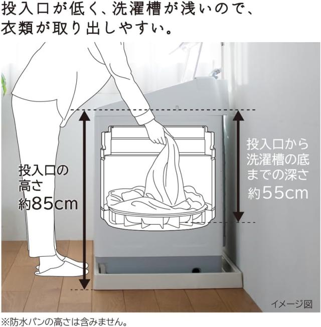 HITACHI 日立 洗濯機 10kg 縦型 全自動 ビートウォッシュ BW-V100MR W「Aエリア限定配送」_10