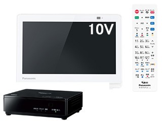 Panasonic パナソニック UN-10E11-W（ホワイト）　防水10V型ポータブルテレビ