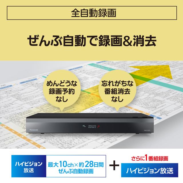 Panasonic パナソニック DMR-2X603 6TB ブルーレイディスクレコーダー 全自動ディーガ