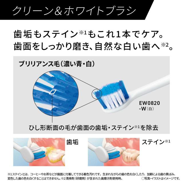 Panasonic パナソニック EW-DM74-W(白) 音波振動ハブラシ ドルツ