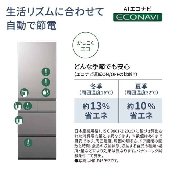 Panasonic パナソニック 【まごころ配送】【標準配送設置無料】NR