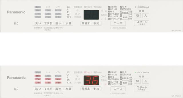 【5年間延長保証込】Panasonic パナソニック 洗濯機 8kg 縦型 全自動 FAシリーズ NA-FA8H5 W ホワイト「Aエリア限定配送」