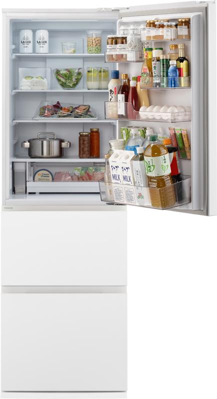 【5年間延長保証込】Panasonic パナソニック 冷蔵庫 右開き3ドア 365L ESタイプ NR-C37ES2 W「Aエリア限定配送」_11