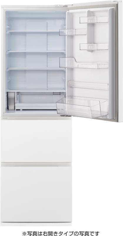 【5年間延長保証込】Panasonic パナソニック 冷蔵庫 左開き3ドア 365L ESタイプ NR-C37ES2L W「Aエリア限定配送」_13