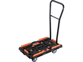 TRUSCO トラスコ中山 連結式樹脂製平台車 ビートル 700X450 BT700KJ3S2H-E100T