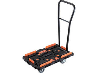 TRUSCO トラスコ中山 連結式樹脂製平台車 ビートル 700X450 BT700KJ5S2H-E100T