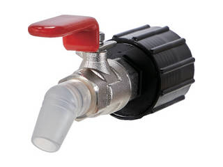 TRUSCO/トラスコ中山 真鍮製給油コック キューちゃん 口径40仕様 赤 QCB-40-Rの通販は 5,231円