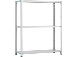 TRUSCO/トラスコ中山 【代引不可】CB型セミボルトレス軽量棚 1200X600XH1500 3段 ホワイトグレー色 CB-5463-WGの通販は