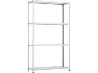 TRUSCO/トラスコ中山 【代引不可】CB型セミボルトレス軽量棚 1500X600XH21004段 ホワイトグレー色 CB-7564-WGの通販は 19,712円