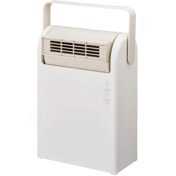 DOSHISHA ドウシシャ CHW-125(WH)上を向く大風量セラミックヒーターPocara　ホワイト