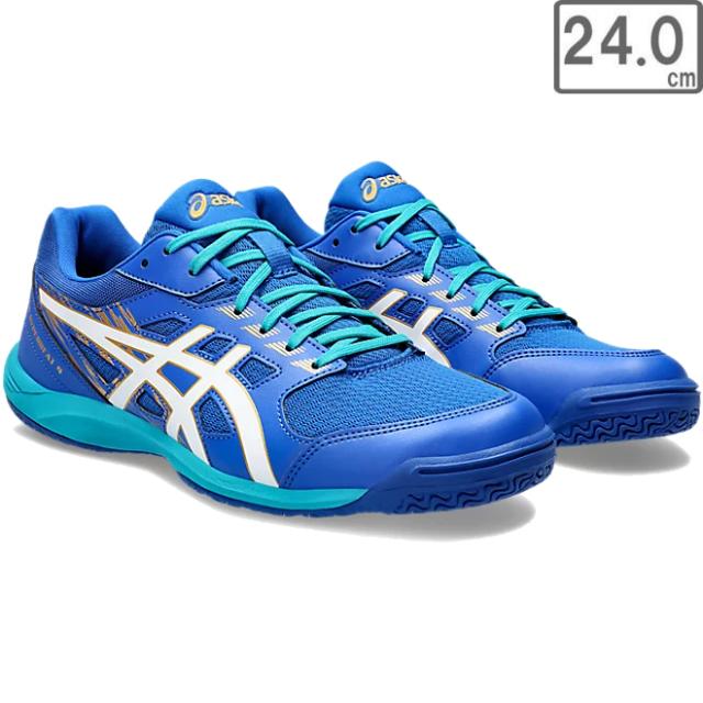 asics アシックス 【ユニセックス】ATTACK HYPERBEAT 4 【ツナブルー/ホワイト】【24.0cm】 1073A056の通販は